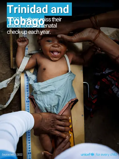 Antenatal care tile for Trinidad and Tobago, Photo · English