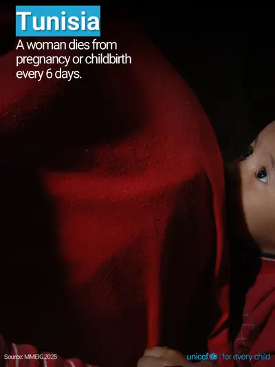 Maternal mortality tile for Tunisia, Photo · English
