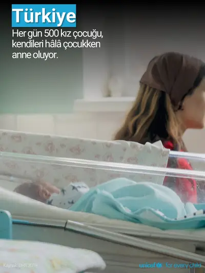 Adolescent motherhood tile for The Republic of Türkiye, Photo · Turkish
