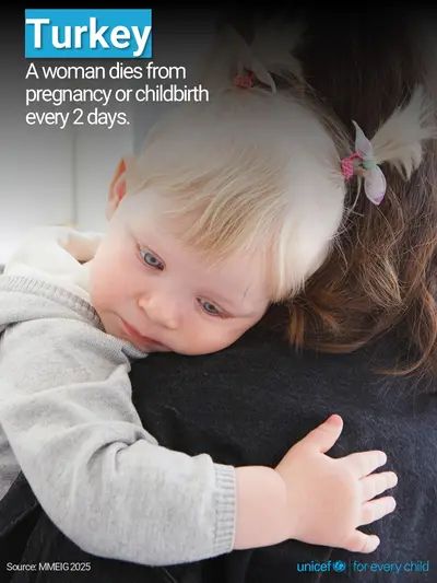 Maternal mortality tile for The Republic of Türkiye, Photo · English