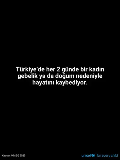 Maternal mortality tile for The Republic of Türkiye, Text only · Turkish
