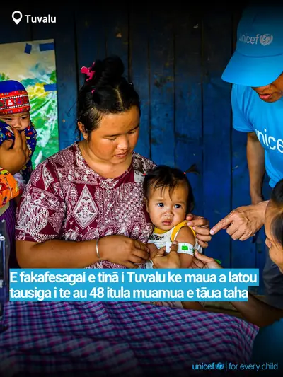 Postnatal care tile for Tuvalu, Bold number · Tuvaluan