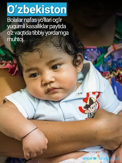 Childhood pneumonia tile for Uzbekistan, Photo · Uzbek