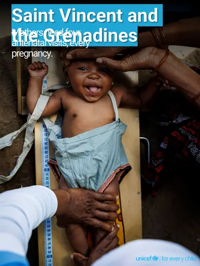 Antenatal care tile for Saint Vincent and the Grenadines, Photo · English