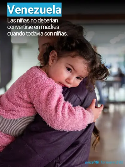 Adolescent motherhood tile for Venezuela (Bolivarian Republic of), Photo · Spanish