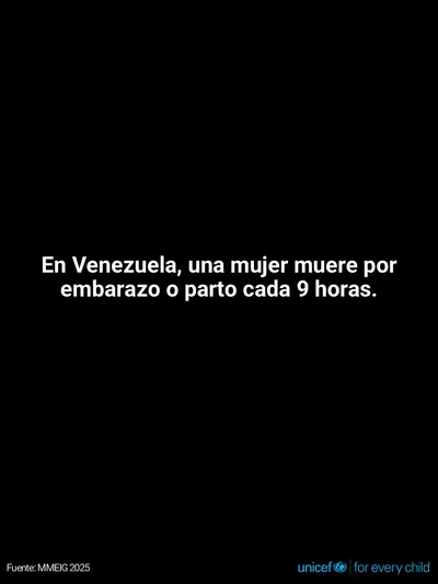 Maternal mortality tile for Venezuela (Bolivarian Republic of), Text only · Spanish