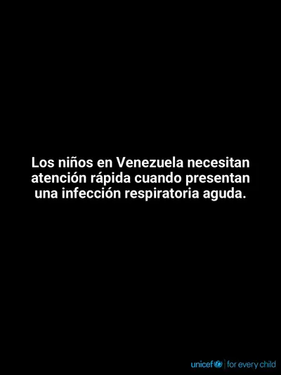 Childhood pneumonia tile for Venezuela (Bolivarian Republic of), Text only · Spanish