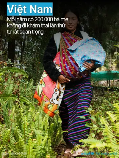 Antenatal care tile for Viet Nam, Photo · Vietnamese