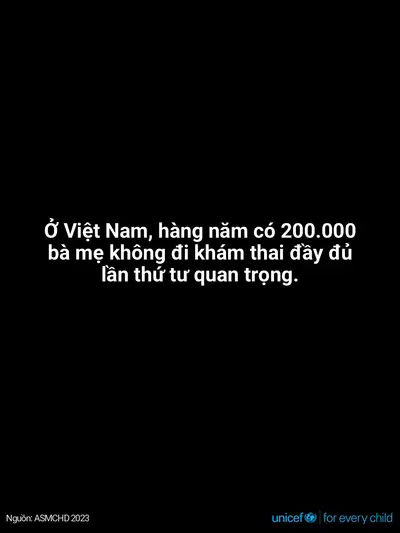 Antenatal care tile for Viet Nam, Text only · Vietnamese