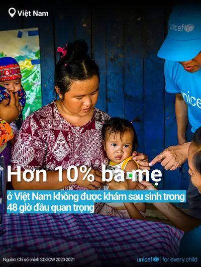 Postnatal care tile for Viet Nam, Bold number · Vietnamese