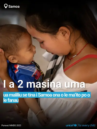 Maternal mortality tile for Samoa, Bold number · Samoan