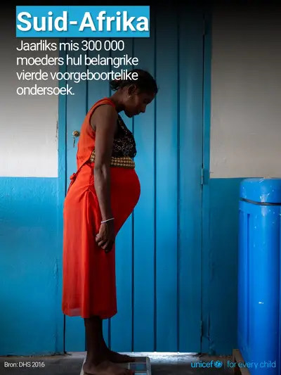 Antenatal care tile for South Africa, Photo · Afrikaans